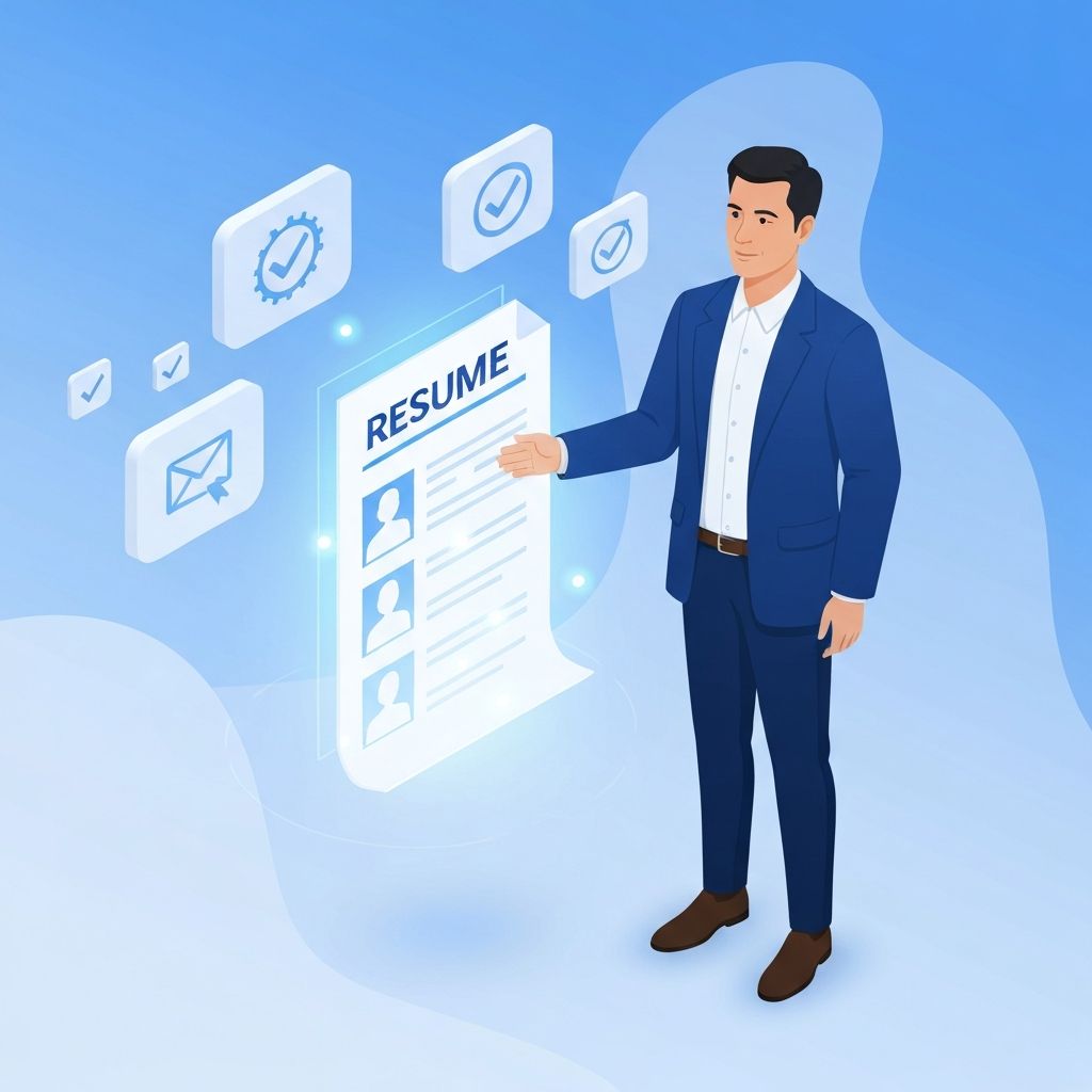 AI简历优化示意图